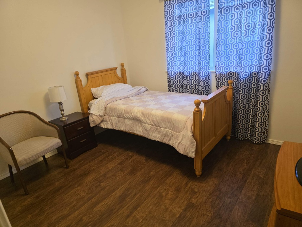 Available Bed 1: The Haven Wooden Suite - Authentic Wooden Bed and Room Layout